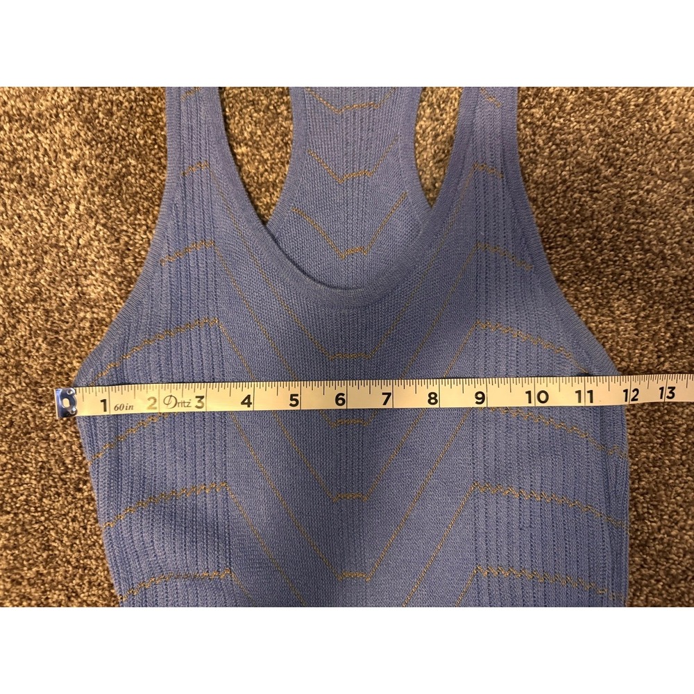 Victoria Secret Blue Sleeveless, Floor-Length Maxi Dress W/ Razorback Design - Picture 7 of 12